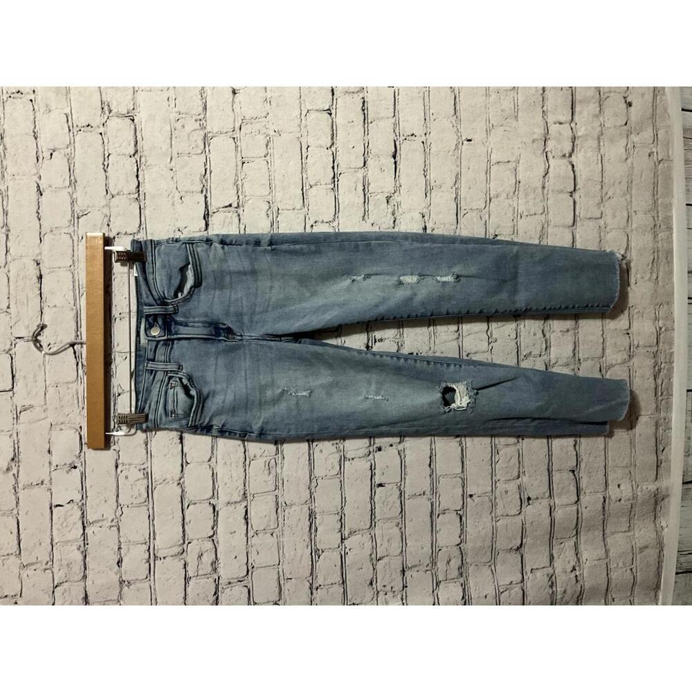 California State Light‎ Wash Distressed Skinny Jeans Size 24